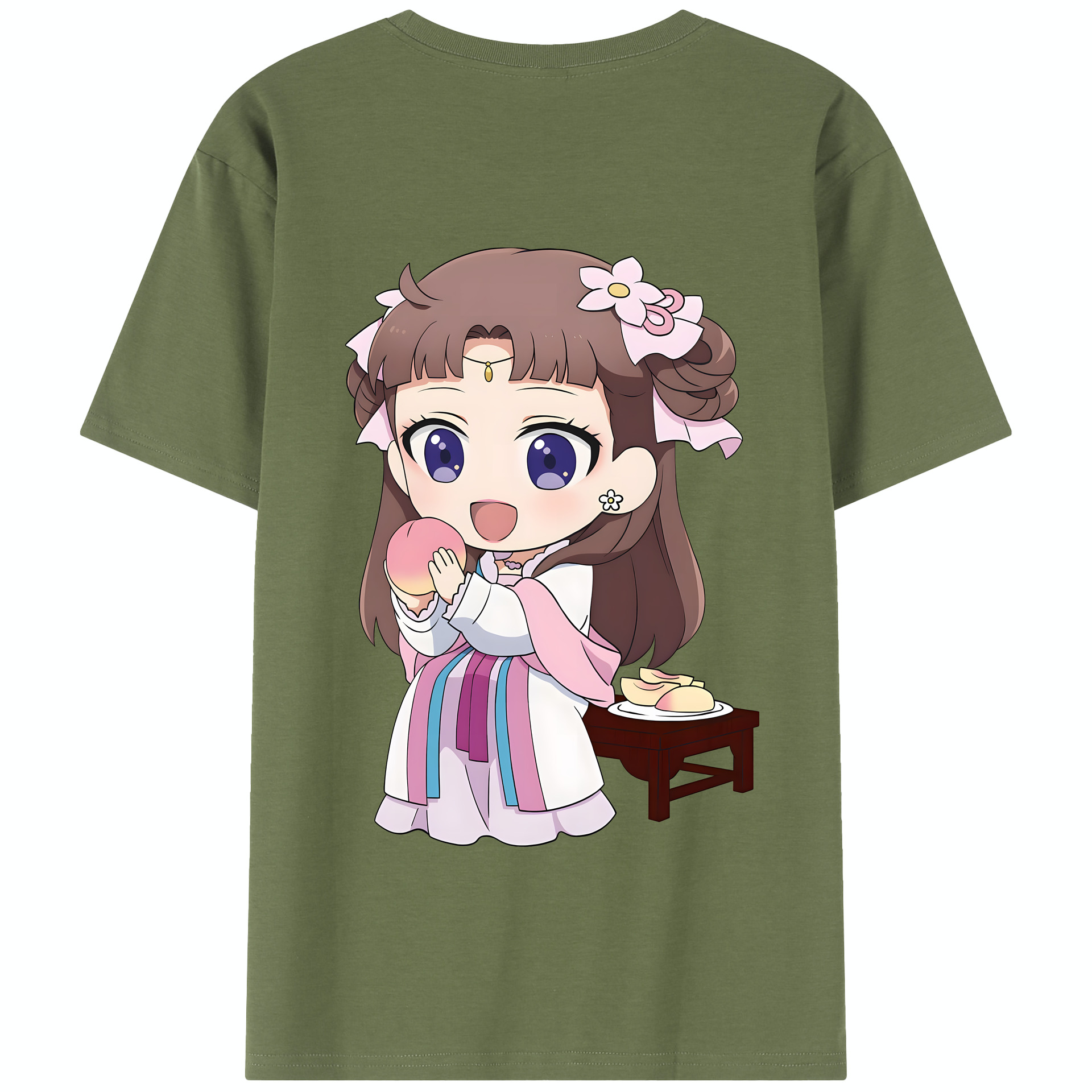 （画像用） 薬屋のひとりごと The Apothecary Diaries 綿100％半袖Tシャツ（背面プリント）